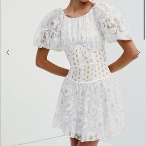 For Love & Lemons floral mini dress (worn once)